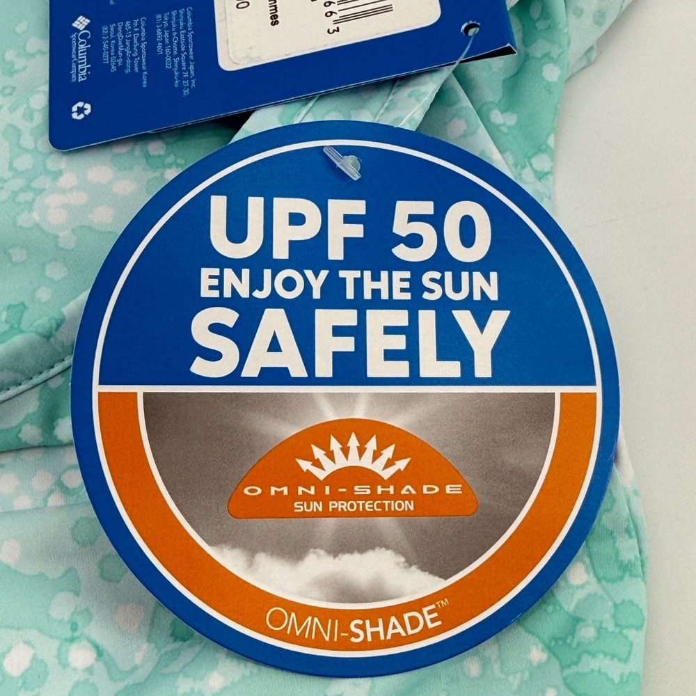 Columbia PFG Performance Freezer Dress Fishing Gear Aqua UPF 50‎ Small NWT - Picture 11 of 16